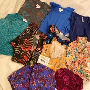Mixed Lot 12 Lularoe Tshirt Dress long cardigans